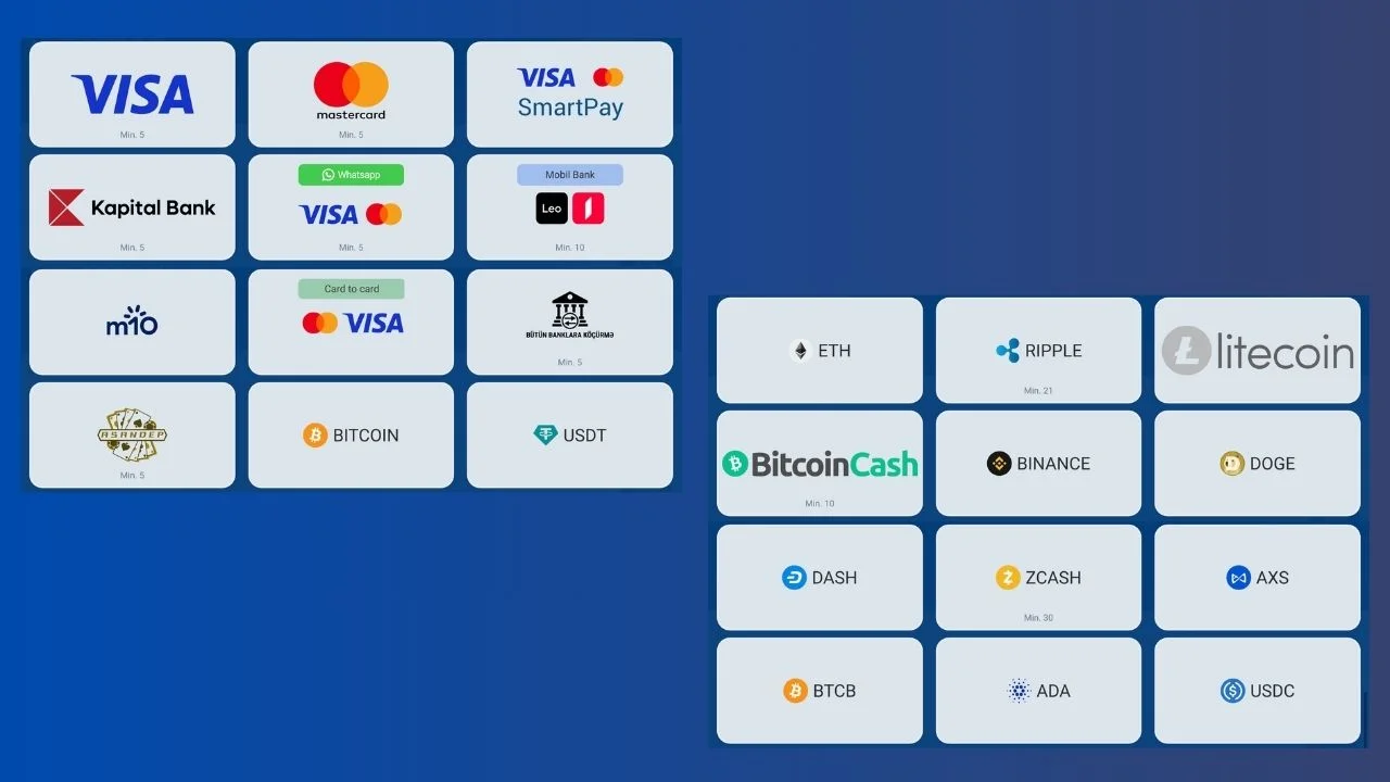 Mostbet depozit və çıxarış üsulları